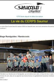 Randguides camp parachutisme Saumur 