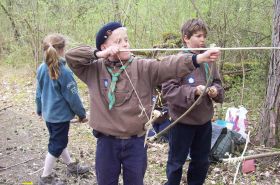 Randscouts Randguides activité tir à l'arc